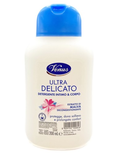 venus detergente intimo 200ml - ultra delicato - con estratto di malva: tuttocasashop.live: igiene e cura della persona