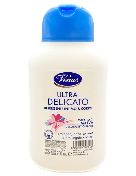 venus detergente intimo 200ml - ultra delicato - con estratto di malva: tuttocasashop.live: igiene e cura della persona