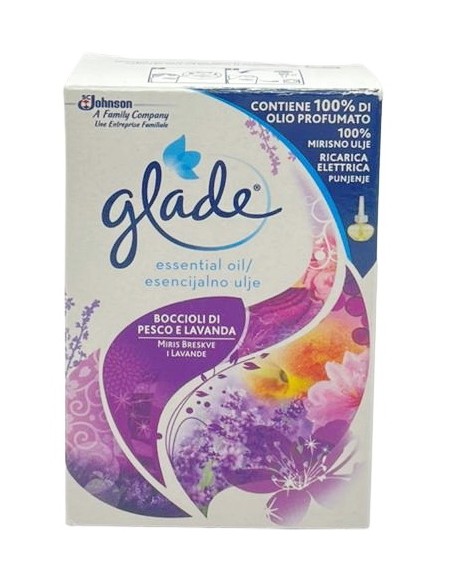 glade electric ricarica deodorante ambienti - 20ml - lavanda & aloe: tuttocasashop.live: pulizia e cura della casa