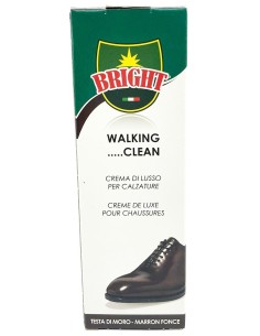 bright lucido per scarpe in crema tubo 50ml - testa di moro - marrone scuro: tuttocasashop.live: prodotti per bucato e tessuti