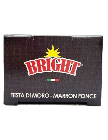 bright lucido per scarpe in crema tubo 50ml - testa di moro - marrone scuro: tuttocasashop.live: prodotti per bucato e tessuti