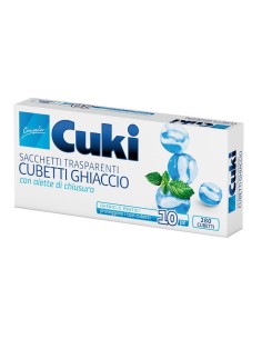 cuki sacchetti per cubetti di ghiaccio - 280 cubetti: tuttocasashop.live: carta & monouso