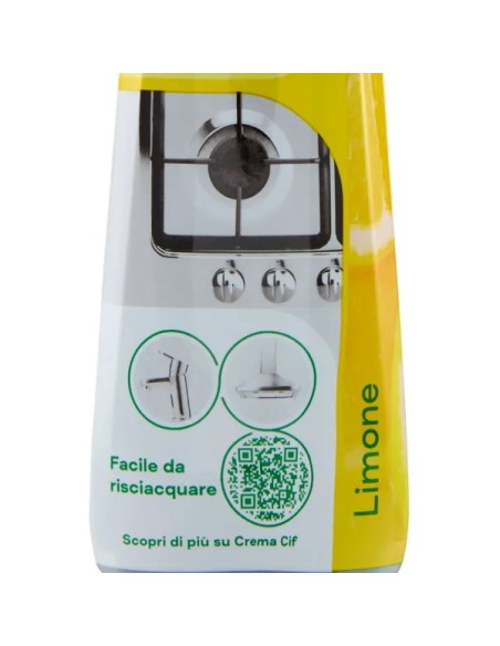 cif crema detergente cremoso - 500ml - al limone: tuttocasashop.live: pulizia e cura della casa