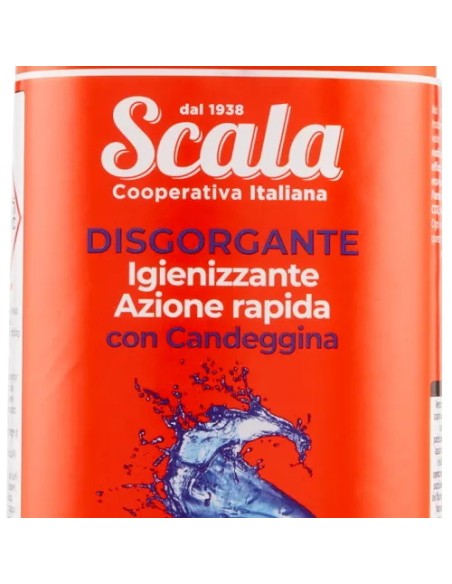 scala disgorgante in gel per tubature 1000ml - con candeggina: tuttocasashop.live: pulizia e cura della casa