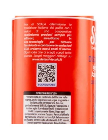 scala disgorgante in gel per tubature 1000ml - con candeggina: tuttocasashop.live: pulizia e cura della casa