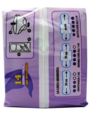 morbidea assorbenti ultra 14pz - anatomici con ali: tuttocasashop.live: igiene e cura della persona