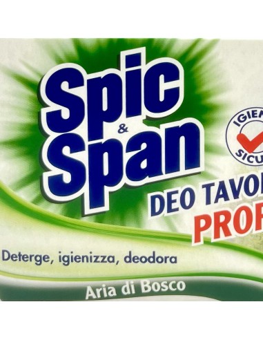 spic&span deo tavoletta wc profumata - 4 pezzi - aria di bosco: tuttocasashop.live: pulizia e cura della casa