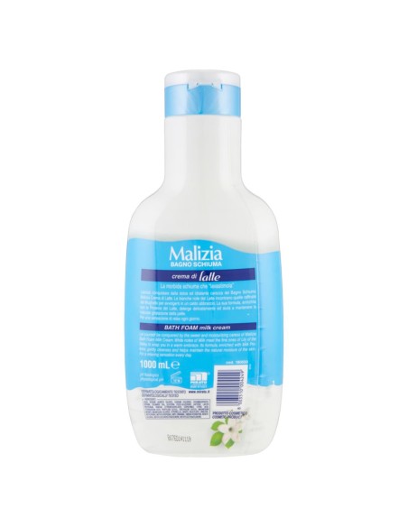 malizia bagnoschiuma 1000ml - crema di latte: tuttocasashop.live: igiene e cura della persona