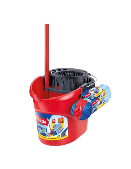 vileda mocio completo - secchio con strizzatore + fiocco + manico intero: tuttocasashop.live: pulizia e cura della casa