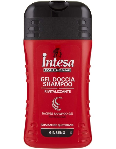 intesa pour homme doccia shampoo - 250ml - rivitalizzante - ginseng: tuttocasashop.live: igiene e cura della persona