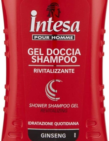 intesa pour homme doccia shampoo - 250ml - rivitalizzante - ginseng: tuttocasashop.live: igiene e cura della persona