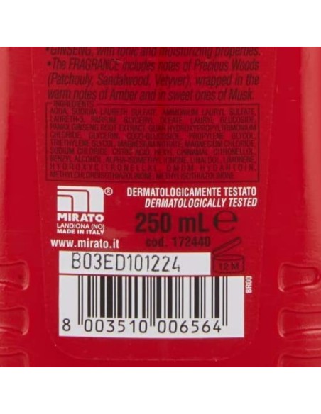 intesa pour homme doccia shampoo - 250ml - rivitalizzante - ginseng: tuttocasashop.live: igiene e cura della persona