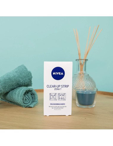nivea clear up strip zona t - 6 pezzi - rimuove punti neri e impurita': tuttocasashop.live: igiene e cura della persona