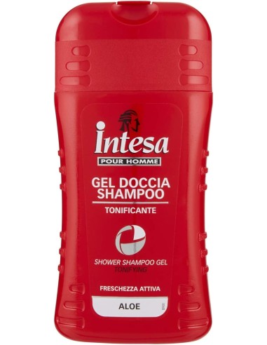 intesa pour homme doccia shampoo - 250ml - tonificante - aloe: tuttocasashop.live: igiene e cura della persona