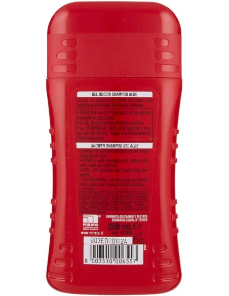 intesa pour homme doccia shampoo - 250ml - tonificante - aloe: tuttocasashop.live: igiene e cura della persona