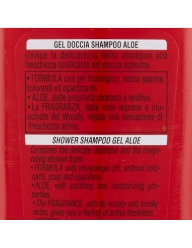 intesa pour homme doccia shampoo - 250ml - tonificante - aloe: tuttocasashop.live: igiene e cura della persona