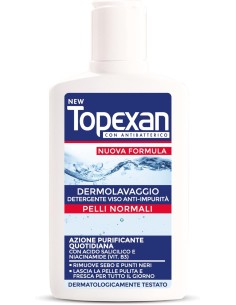 topexan detergente lavaviso - 150ml - pelli normali o grasse - brufoli: tuttocasashop.live: igiene e cura della persona