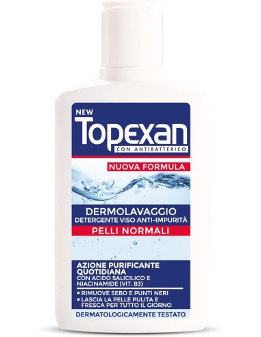topexan detergente lavaviso - 150ml - pelli normali o grasse - brufoli: tuttocasashop.live: igiene e cura della persona