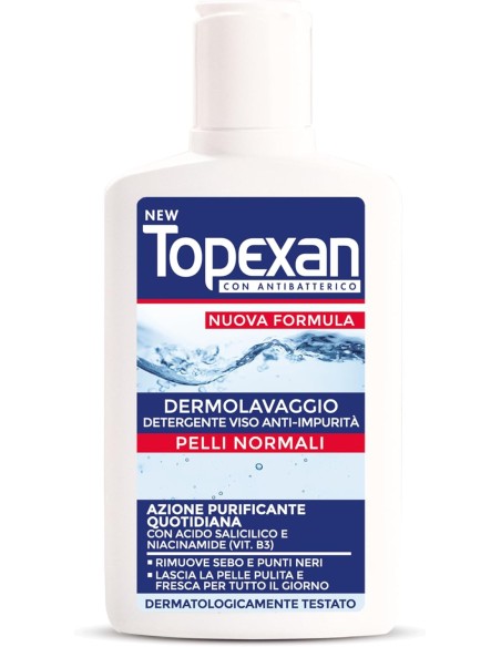 topexan detergente lavaviso - 150ml - pelli normali o grasse - brufoli: tuttocasashop.live: igiene e cura della persona