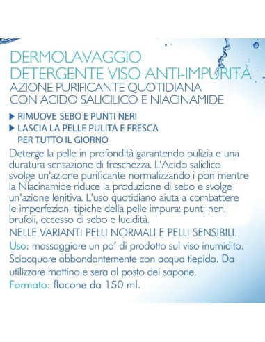 topexan detergente lavaviso - 150ml - pelli normali o grasse - brufoli: tuttocasashop.live: igiene e cura della persona