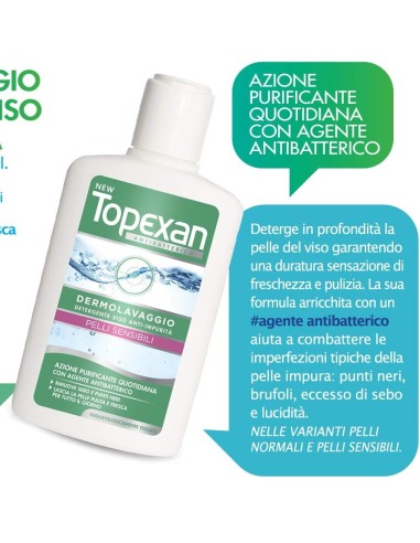 topexan detergente lavaviso - 150ml - pelli sensibili - brufoli: tuttocasashop.live: igiene e cura della persona