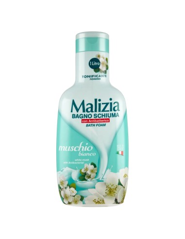 malizia bagnoschiuma 1000ml - muschio bianco: tuttocasashop.live: igiene e cura della persona