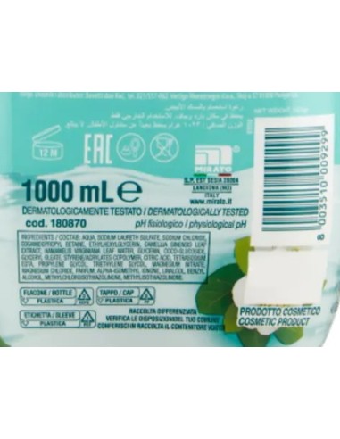 malizia bagnoschiuma 1000ml - muschio bianco: tuttocasashop.live: igiene e cura della persona