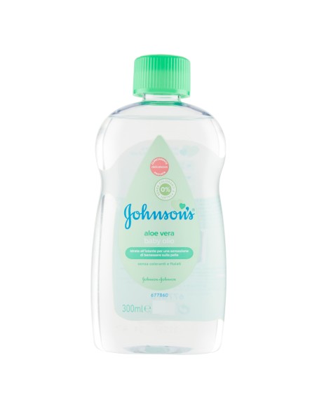 johnson's baby olio 300ml - aloe: tuttocasashop.live: igiene e cura della persona