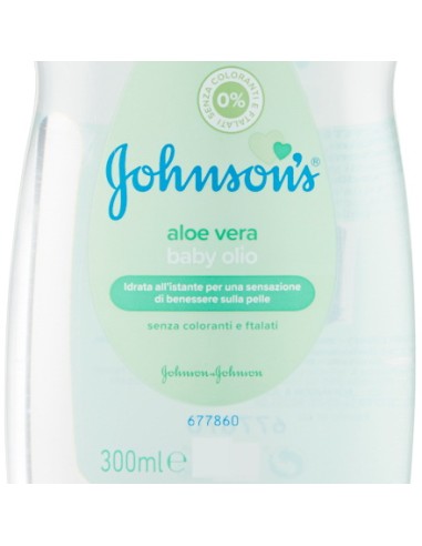 johnson's baby olio 300ml - aloe: tuttocasashop.live: igiene e cura della persona