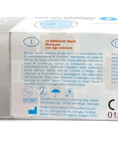 idrofil siringhe monouso sterili - 5ml - 10 pezzi - ago indolore: tuttocasashop.live: igiene e cura della persona