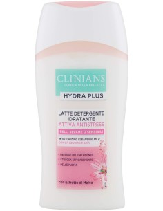 clinians hydra plus latte detergente 200ml - pelli secche sensibili - malva: tuttocasashop.live: igiene e cura della persona