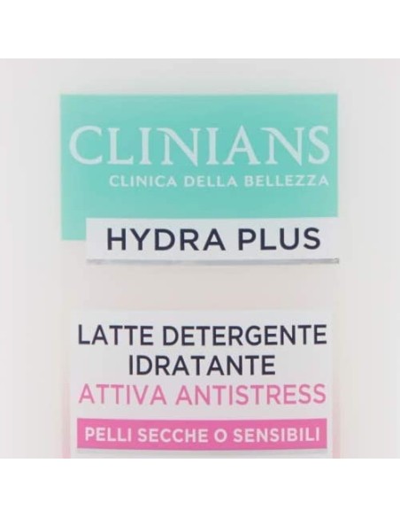 clinians hydra plus latte detergente 200ml - pelli secche sensibili - malva: tuttocasashop.live: igiene e cura della persona