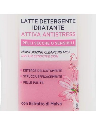clinians hydra plus latte detergente 200ml - pelli secche sensibili - malva: tuttocasashop.live: igiene e cura della persona