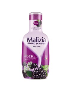 malizia bagnoschiuma 1000ml - mora e muschio: tuttocasashop.live: igiene e cura della persona