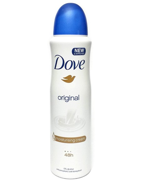 dove deodorante spray 150ml - 48h original - classico - original: tuttocasashop.live: igiene e cura della persona