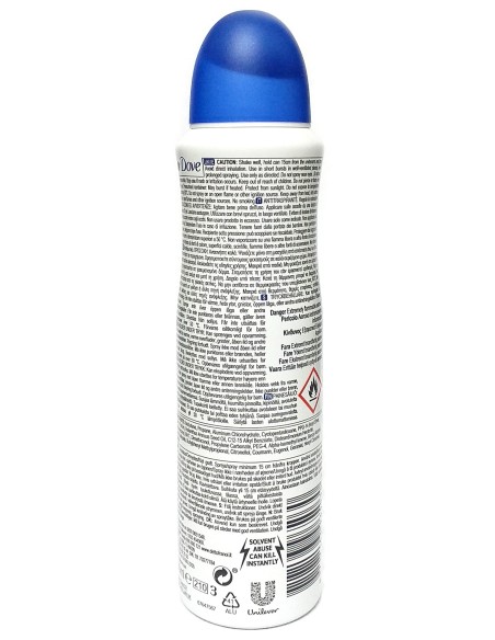 dove deodorante spray 150ml - 48h original - classico - original: tuttocasashop.live: igiene e cura della persona