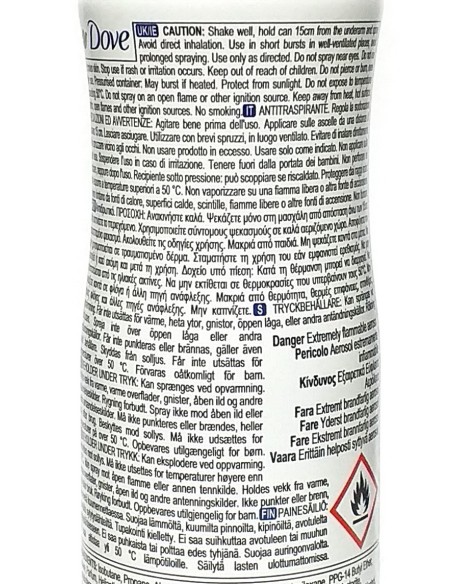 dove deodorante spray 150ml - 48h original - classico - original: tuttocasashop.live: igiene e cura della persona