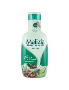 malizia bagnoschiuma 1000ml - pino e te' verde: tuttocasashop.live: igiene e cura della persona
