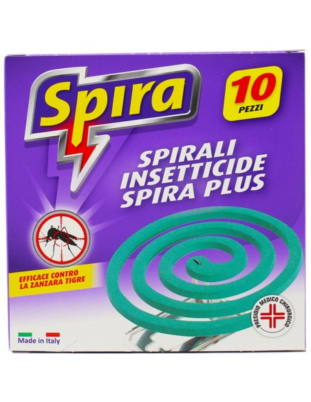 spira spirali antizanzara 10pz - spiralette - camping - spazi aperti: tuttocasashop.live: pulizia e cura della casa