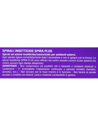 spira spirali antizanzara 10pz - spiralette - camping - spazi aperti: tuttocasashop.live: pulizia e cura della casa