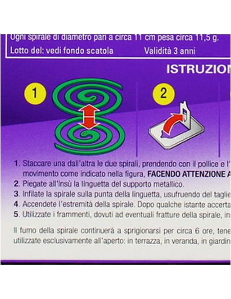 spira spirali antizanzara 10pz - spiralette - camping - spazi aperti: tuttocasashop.live: pulizia e cura della casa