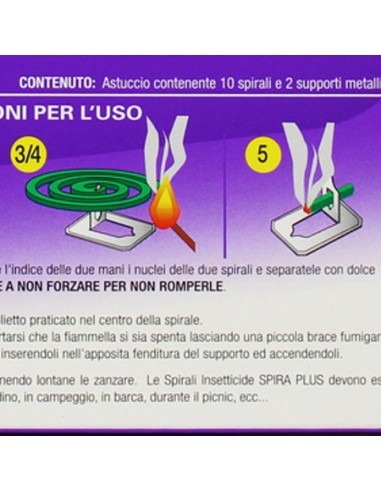 spira spirali antizanzara 10pz - spiralette - camping - spazi aperti: tuttocasashop.live: pulizia e cura della casa