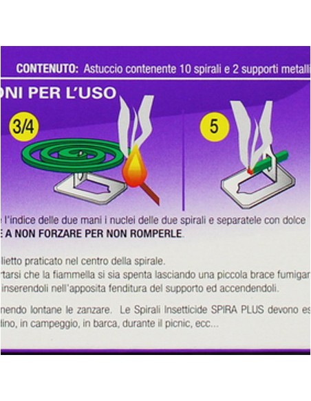 spira spirali antizanzara 10pz - spiralette - camping - spazi aperti: tuttocasashop.live: pulizia e cura della casa