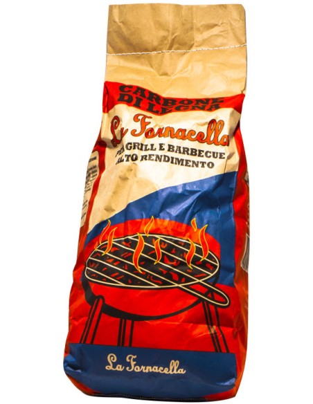 la fornacella carbone di legna - 2.5 kg - bbq - barbecue grill arrosto: tuttocasashop.live: altro - bazar