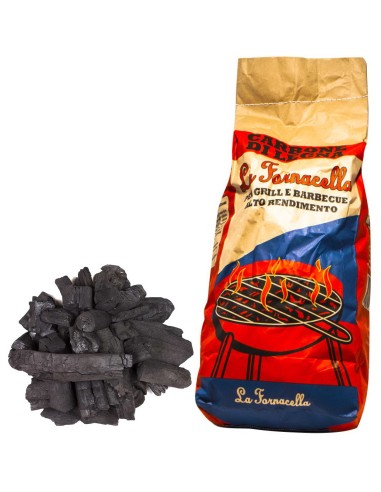 la fornacella carbone di legna - 2.5 kg - bbq - barbecue grill arrosto: tuttocasashop.live: altro - bazar