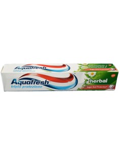 aquafresh dentifricio 75ml - tripla protezione - herbal: tuttocasashop.live: igiene e cura della persona
