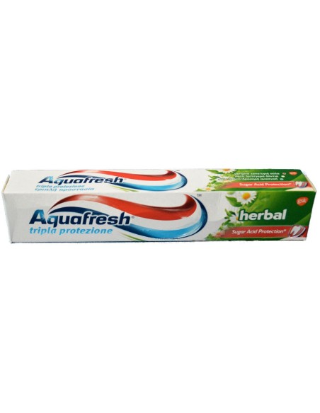 aquafresh dentifricio 75ml - tripla protezione - herbal: tuttocasashop.live: igiene e cura della persona