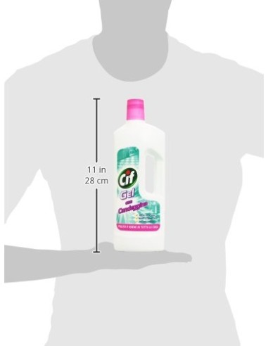 cif gel detergente con candeggina 750ml - igiene profonda - sbiancante: tuttocasashop.live: pulizia e cura della casa