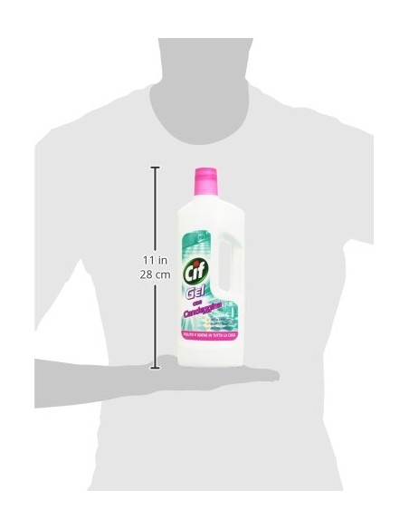 cif gel detergente con candeggina 750ml - igiene profonda - sbiancante: tuttocasashop.live: pulizia e cura della casa