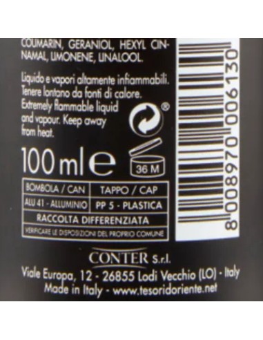 tesori d'oriente profumo aromatico vapo 100ml - orchidea della cina: tuttocasashop.live: igiene e cura della persona